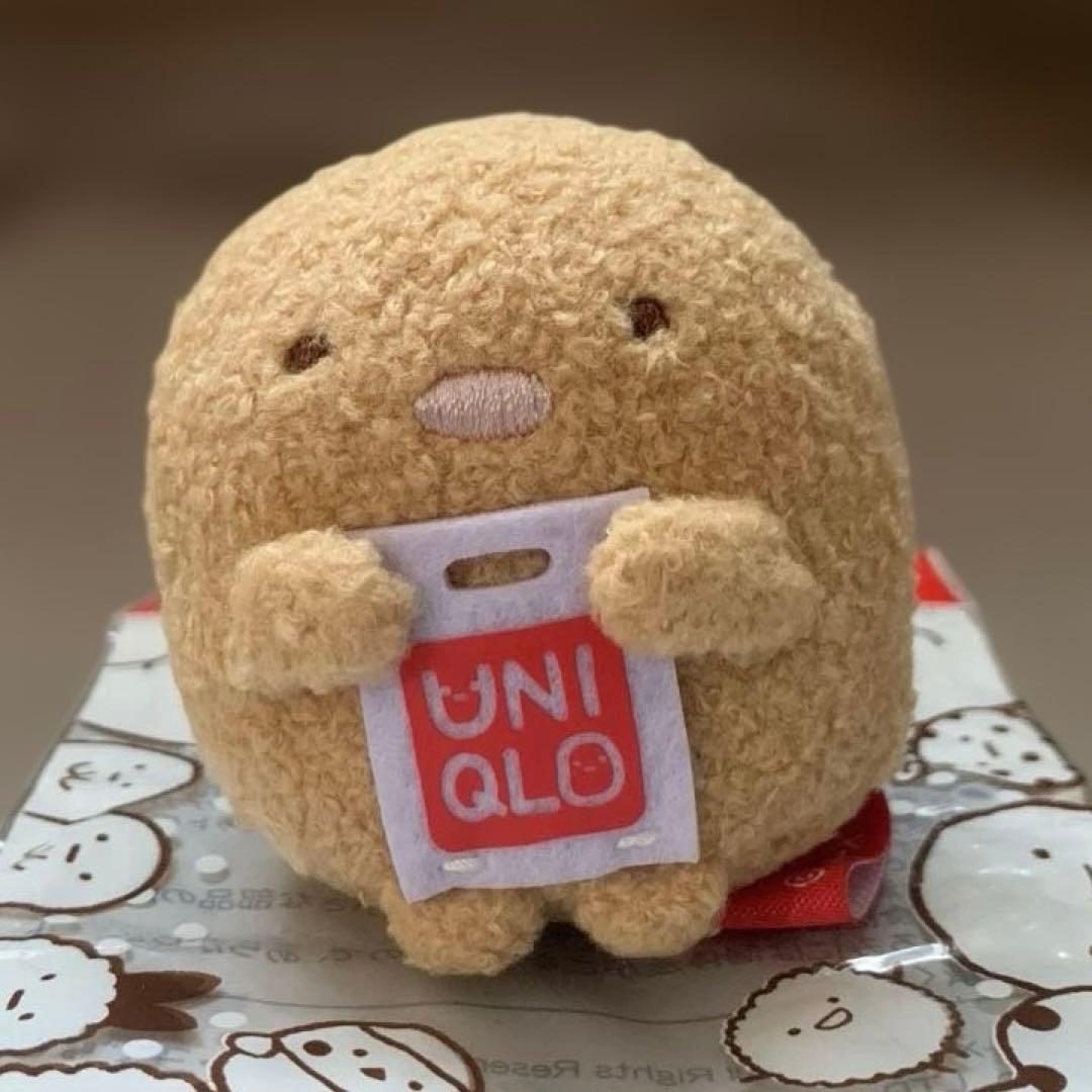 [1985]すみっコぐらしてのりぬいぐるみ　ユニクロコラボ　お買い物袋といっしょ