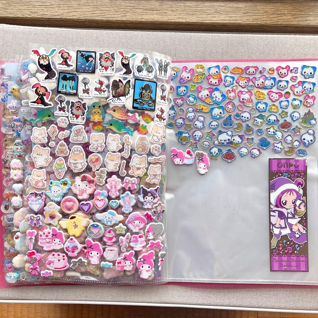 シール帳 超デカ A4ファイル 大量 ボンボンドロップシール ボンドロ 未完成品