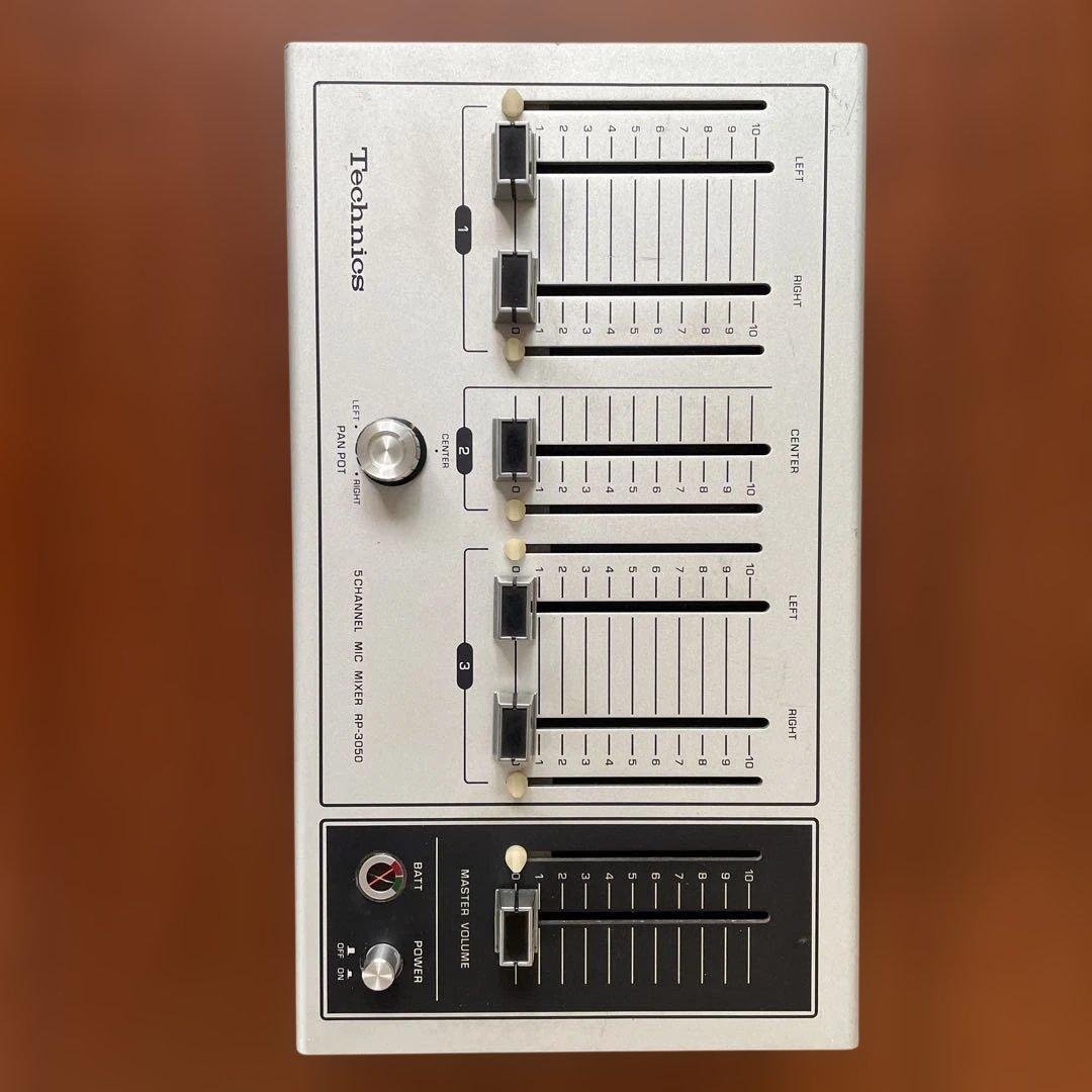 Technicsテクニクス RP-3050ビンテージ5CHマイク ミキサー