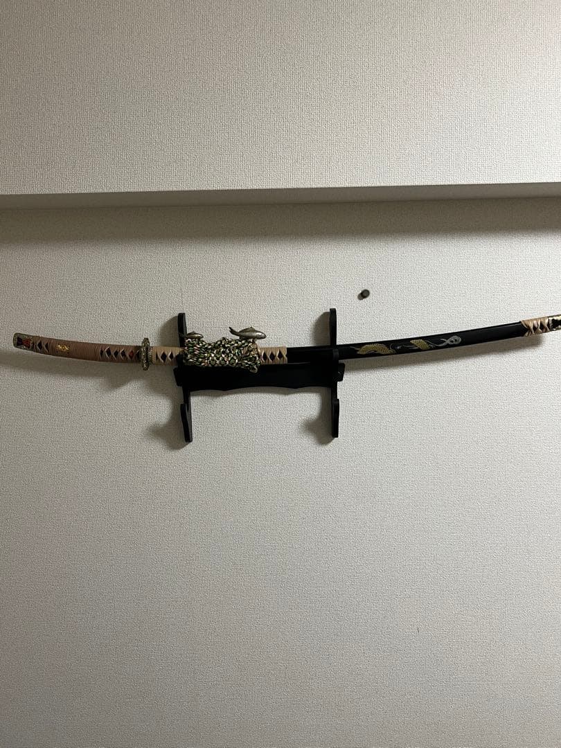 美品！模造刀 太刀 皮巻き