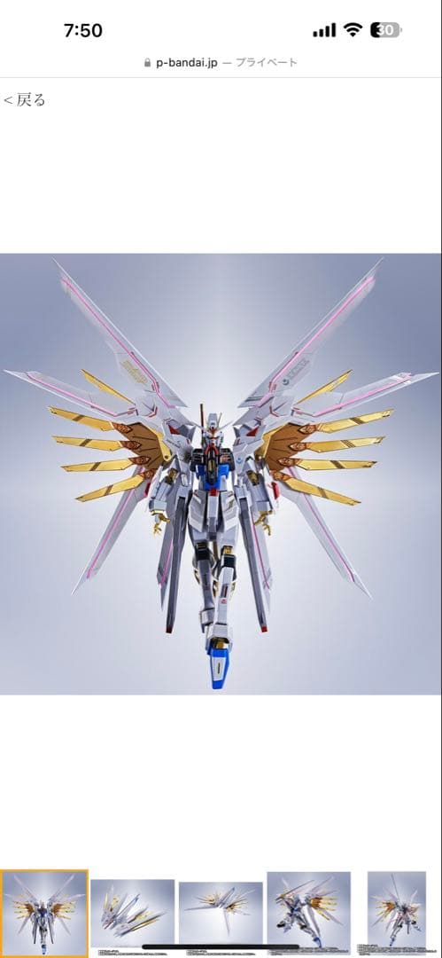 メタルロボット魂ストライクフリーダム弐式　プラウドディフェンダーセット
