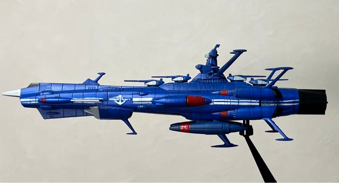 宇宙戦艦ヤマトプラモデル　メカコレ完成品　アンドロメダ級宇宙戦艦アルデバラン①