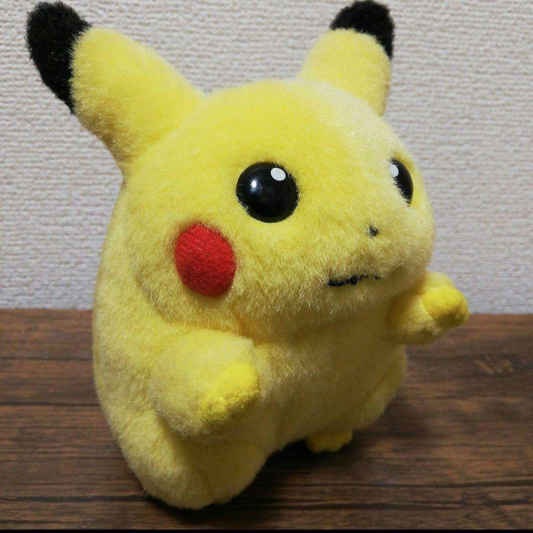 TOMY トミー 任天堂 初期 ピカチュウ ぬいぐるみ スクイーズ 顔バランス良