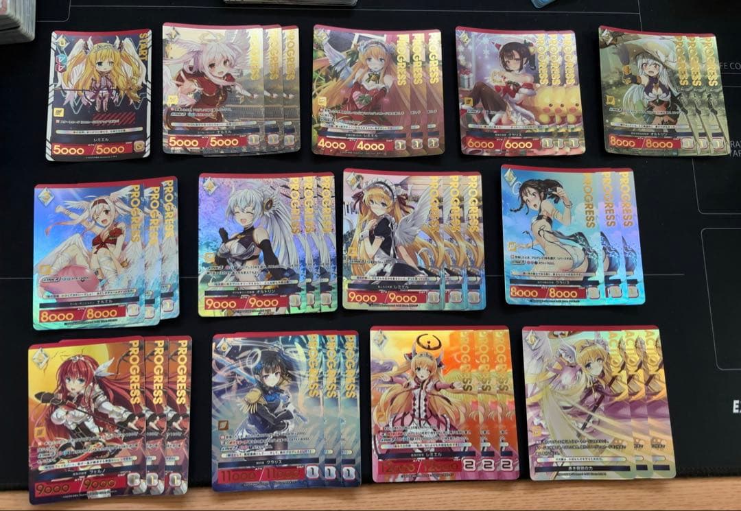 アンジュユナイト　1弾　黒赤白緑ほぼ3コン　ブリリアントパック