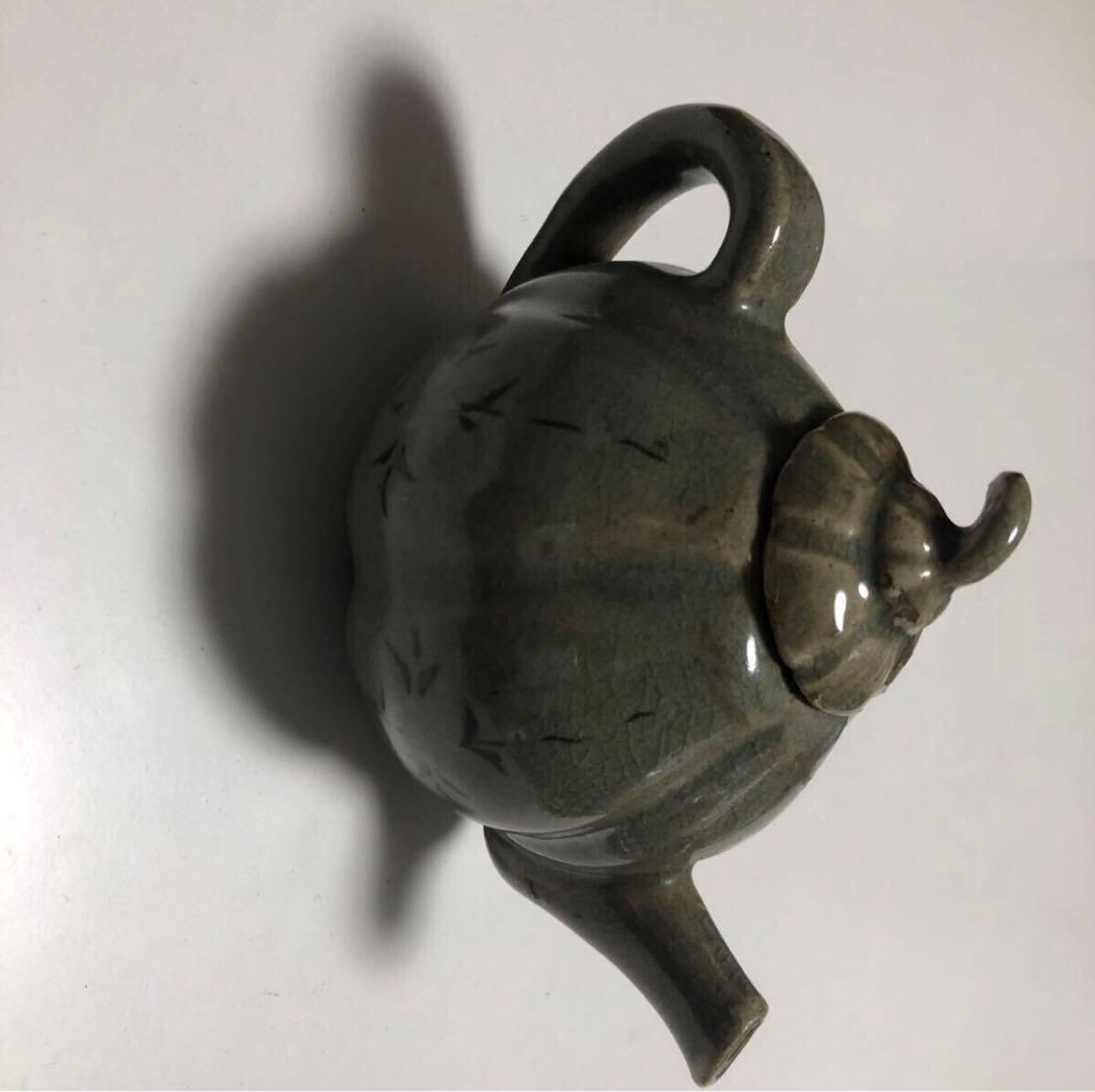 茶道具 蓋置　陶芸　陶瓷　元箱付き　黄鍾九作