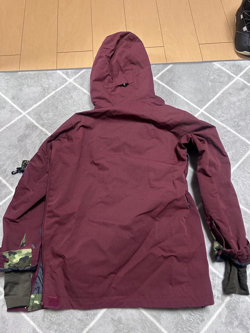 アノラックスタイルジャケット ワインレッド