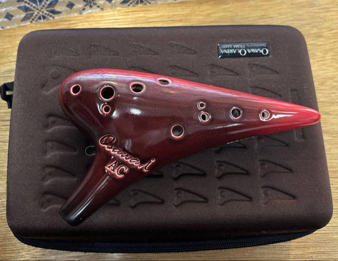 オオサワオカリナ アルトC管 ケース付き