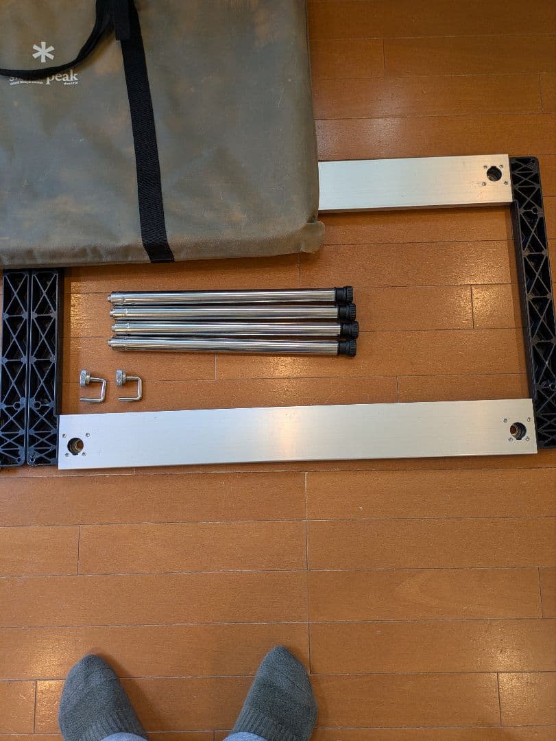 スノーピーク アイアングリルテーブル3ユニット 2個セット ＋ 400脚2セット