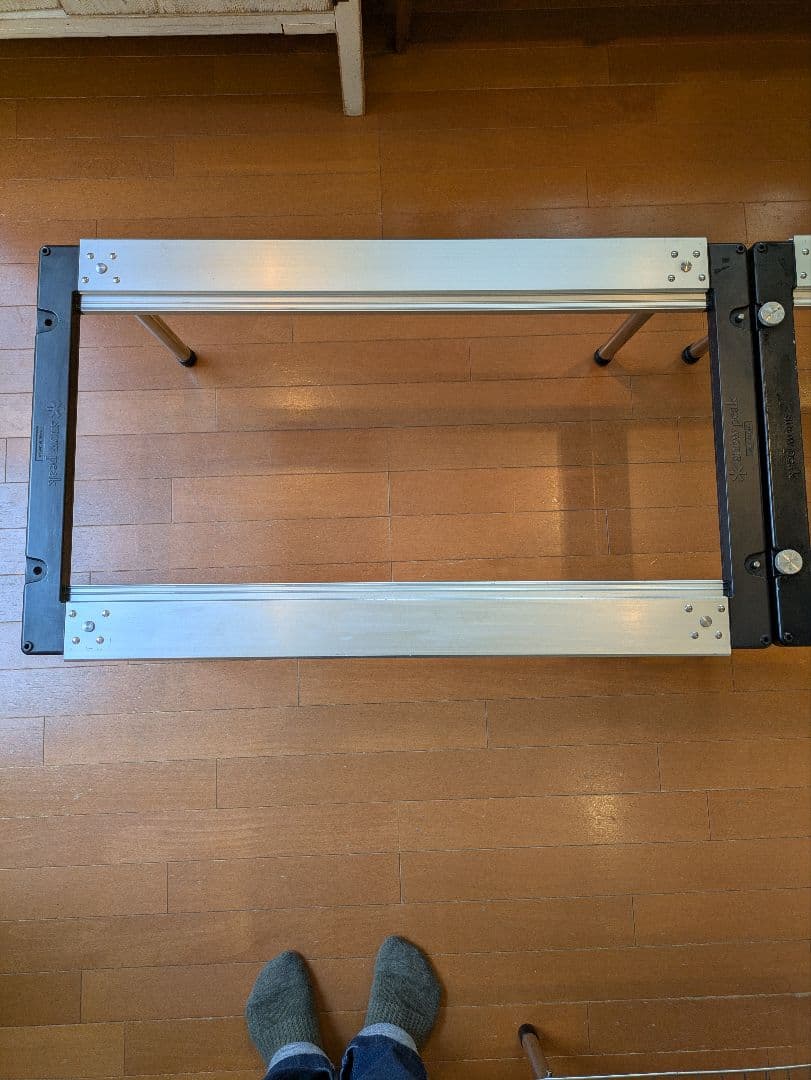 スノーピーク アイアングリルテーブル3ユニット 2個セット ＋ 400脚2セット