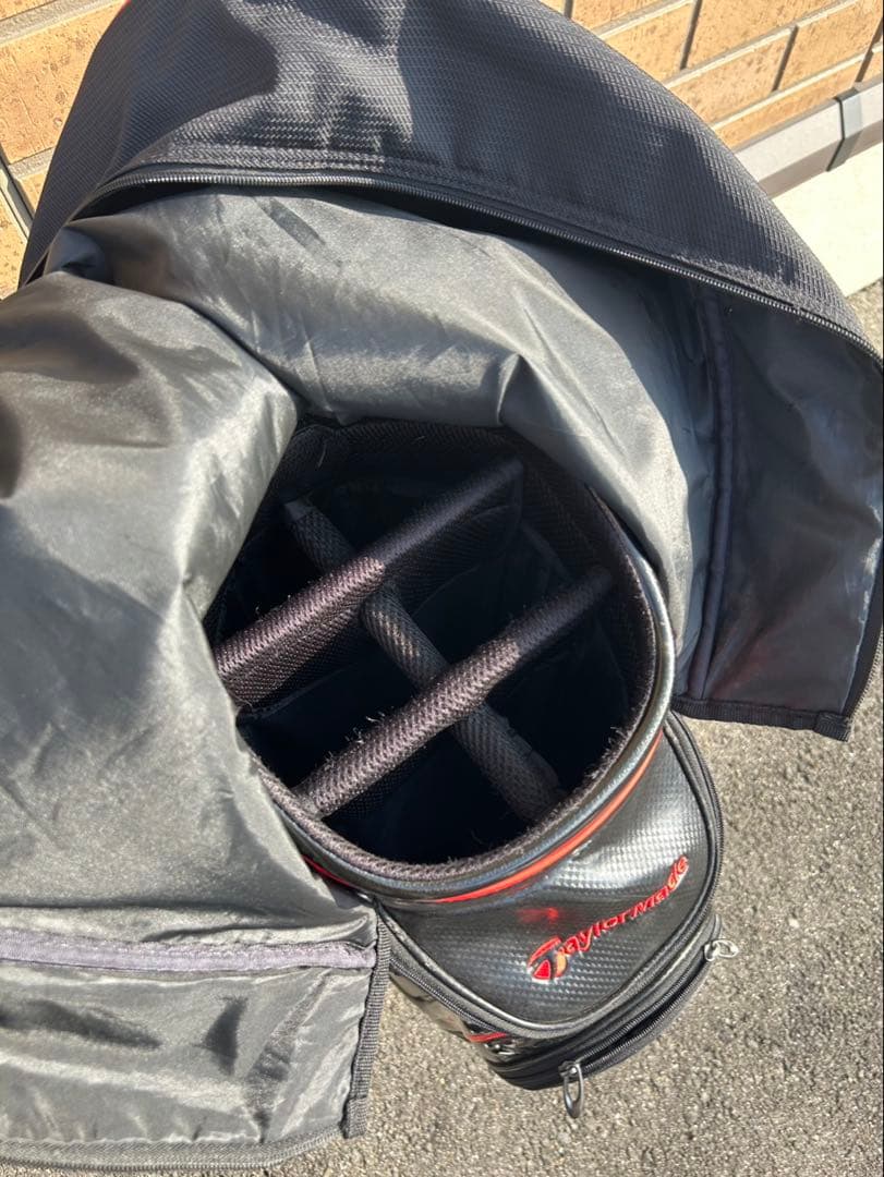 TaylorMade キャディバッグ ブラック/レッド