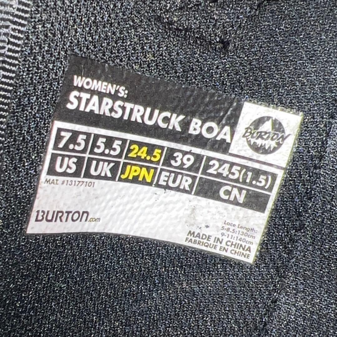 大人気 10回使用 24.5cm 大人気 BURTON STARSTRUCK