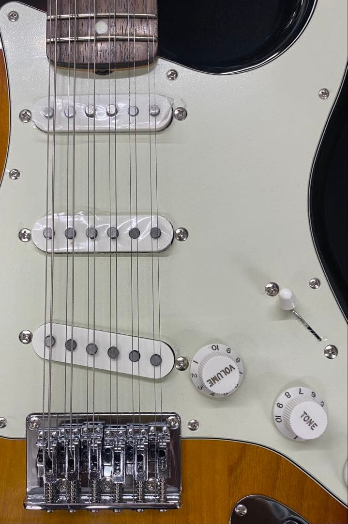 Fender 12弦ギターのストラト★ソフトケース付★