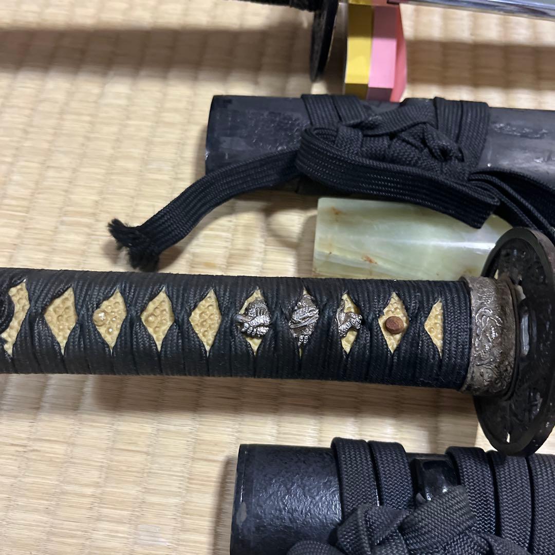 s194、模擬刀、日本刀 大刀と小刀のセット