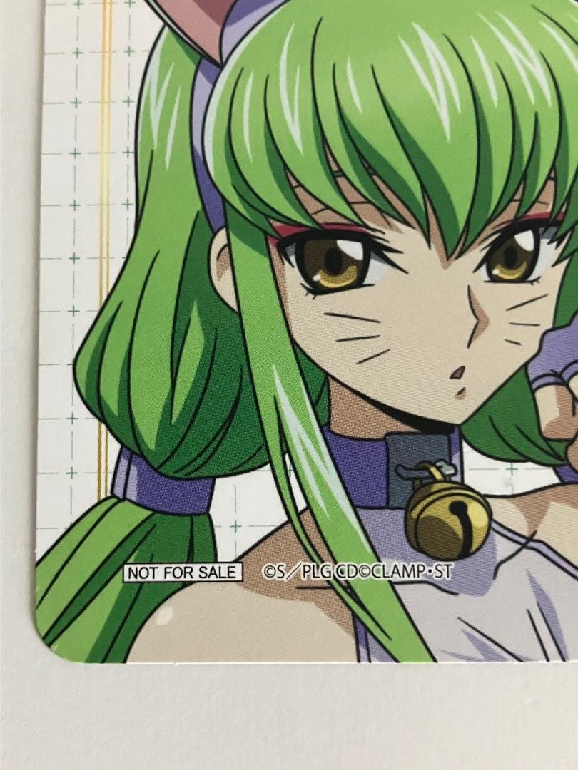コードギアス　まねきねこ　コースター　C.C. シーツー