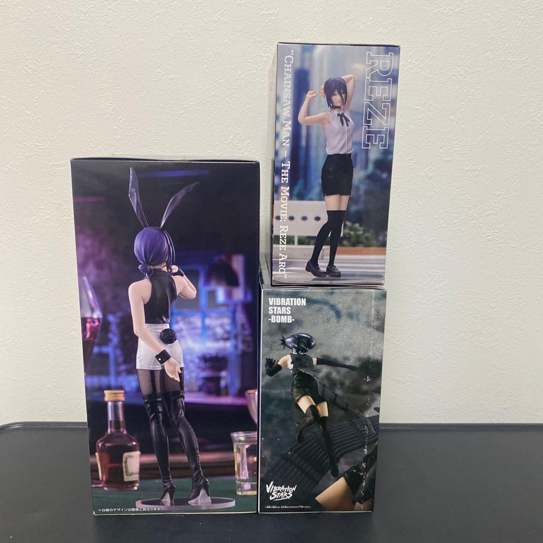 【3体セット】チェンソーマン レゼ篇 フィギュア バニー プレミア