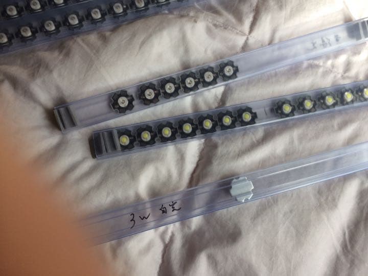 LED 1W 紅、青、白、黄緑など
