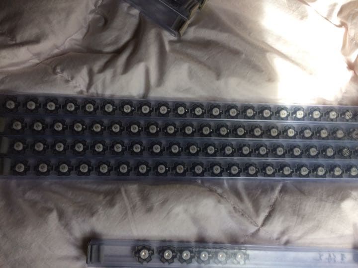 LED 1W 紅、青、白、黄緑など