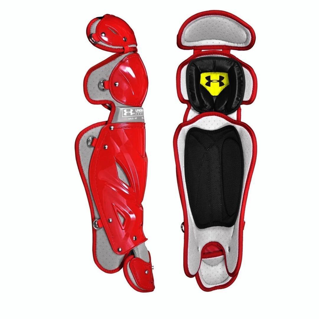 新品★USA限定発売モデル☆アンダーアーマー☆キャッチャー４点セット大人用☆赤