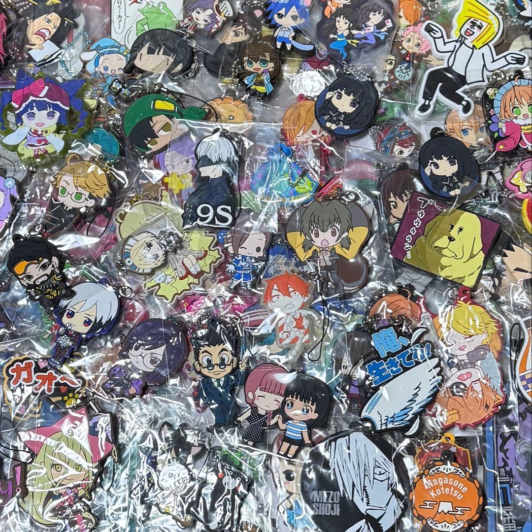 アニメ・キャラクター系グッズ ラバーストラップ系まとめ売り 約1074個セット