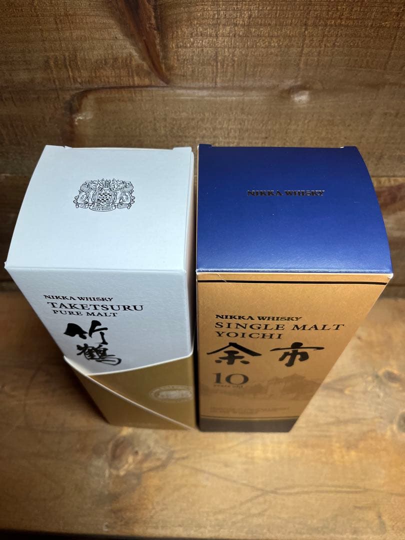 竹鶴ピュアモルト&余市10年　各700ml 2本セット