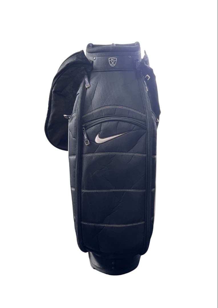 【中古品・希少モデル】NIKE プレミアム キャディバッグ 黒×グレー 軽量◎