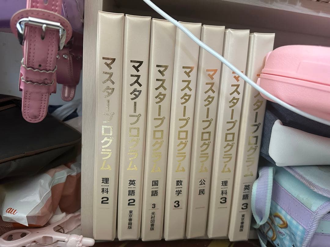 誰か買って下さい。マスタープログラム！中学生の三年間教材
