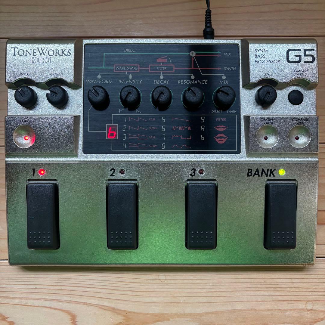 KORG G5 Synth Bass Processor ベースシンセ 取説付