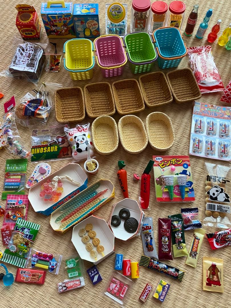 ⑨ ぷちサンプル　ぷち駄菓子屋さん　リーメント　ミニチュア