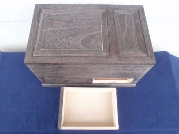 希少！◆送料無料◆新品 51巾 焼桐の豆火鉢 長火鉢 囲炉裏 (検/鉄瓶)