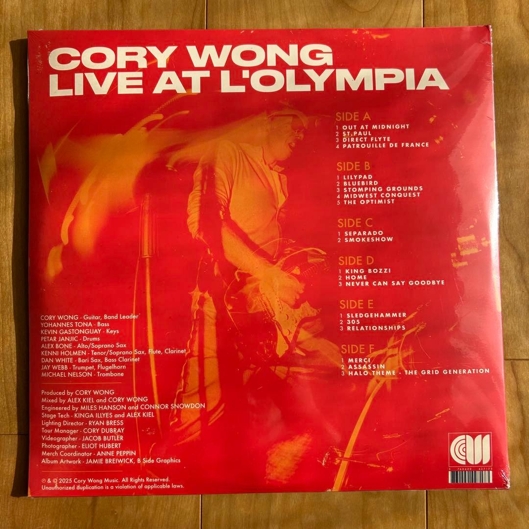 【新品未開封】Cory Wong レコード Live at L'Olympia
