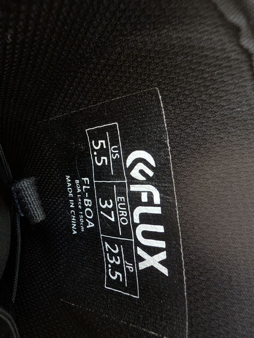 未使用品！　FLUX BOAブーツ 23.5cm