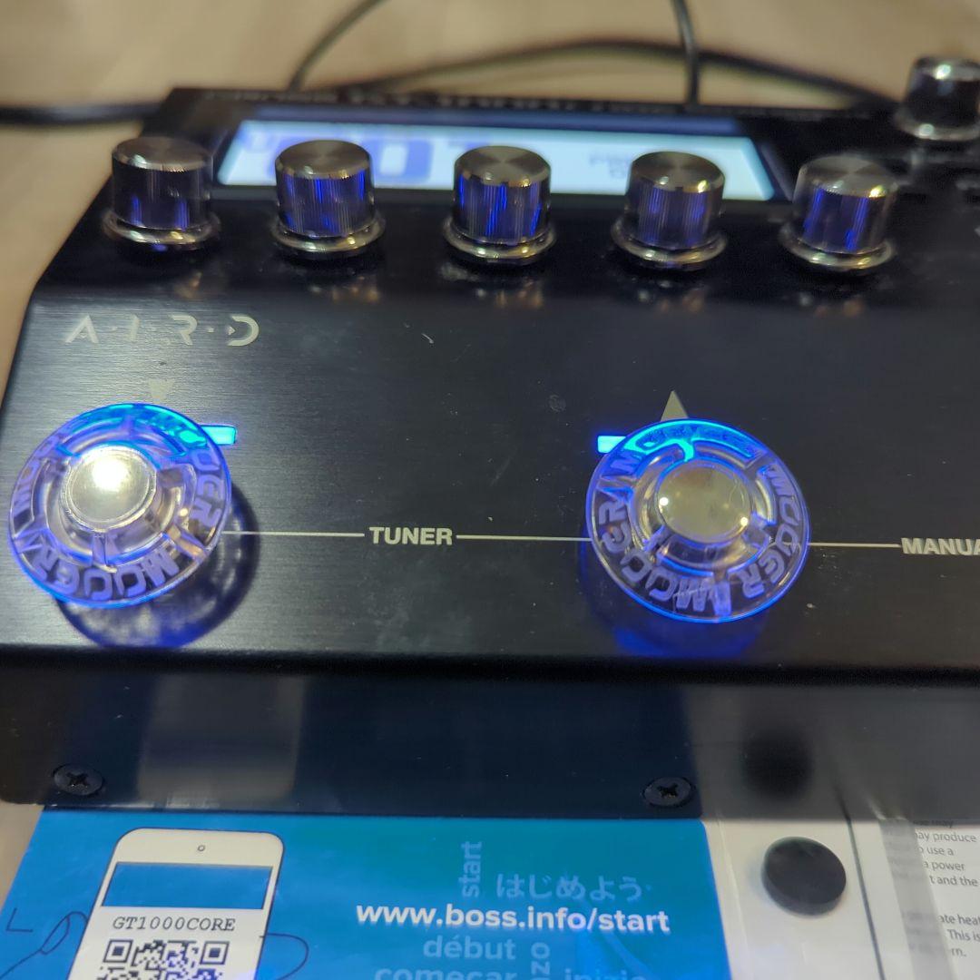 BOSS GT-1000CORE 1ノブが傾いている