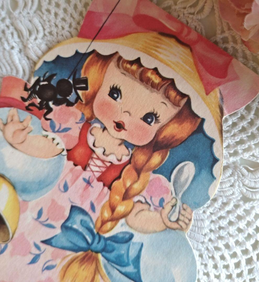 USAヴィンテージ♡ぽっちゃり三つ編みのLITTLE MISS MUFFET♪