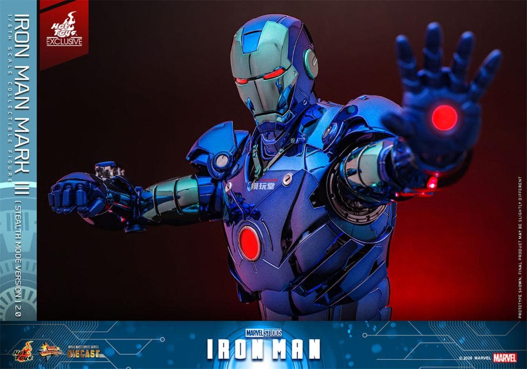 ホットトイズ 1/6 アイアンマン・マーク3 ステルスモード MMS814D71