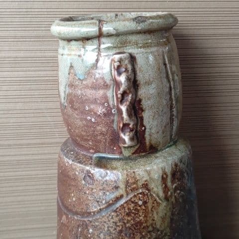 古伊賀花生け