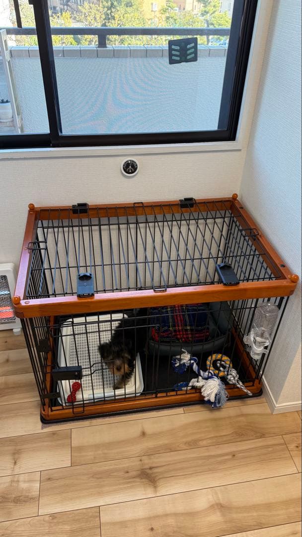 犬用ケージ 小型中型犬用 上部開閉式
