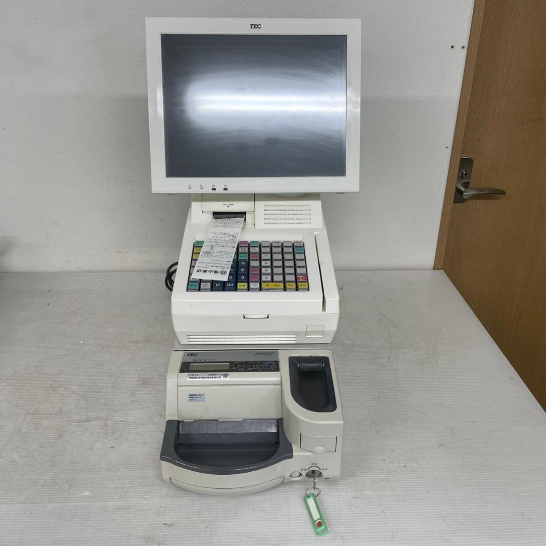 東芝テック 電子レジスター POSレジ QT-100 店舗用品 ① J0751