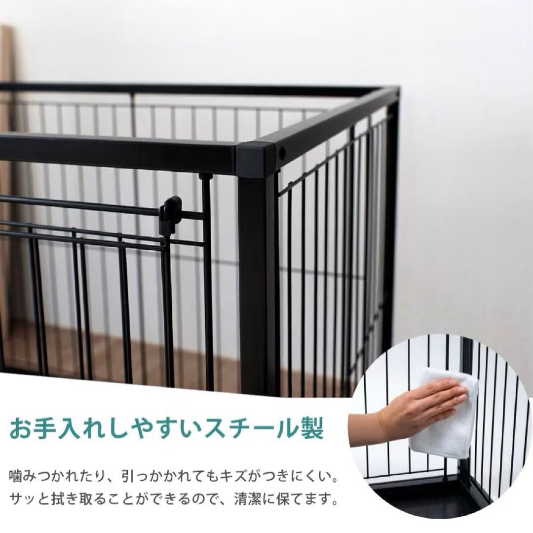 リッチェル インテリアペットサークル 屋根付き 120-60 ホワイト