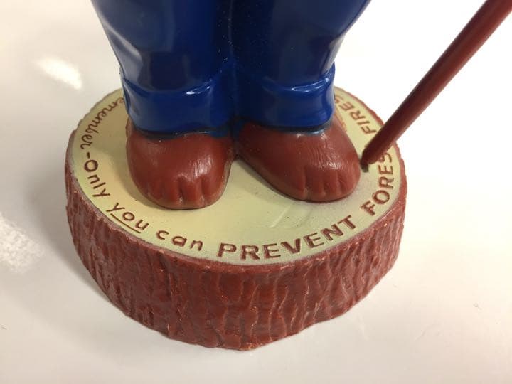 箱付きSMOKEY BEAR スモーキーベア 貯金箱