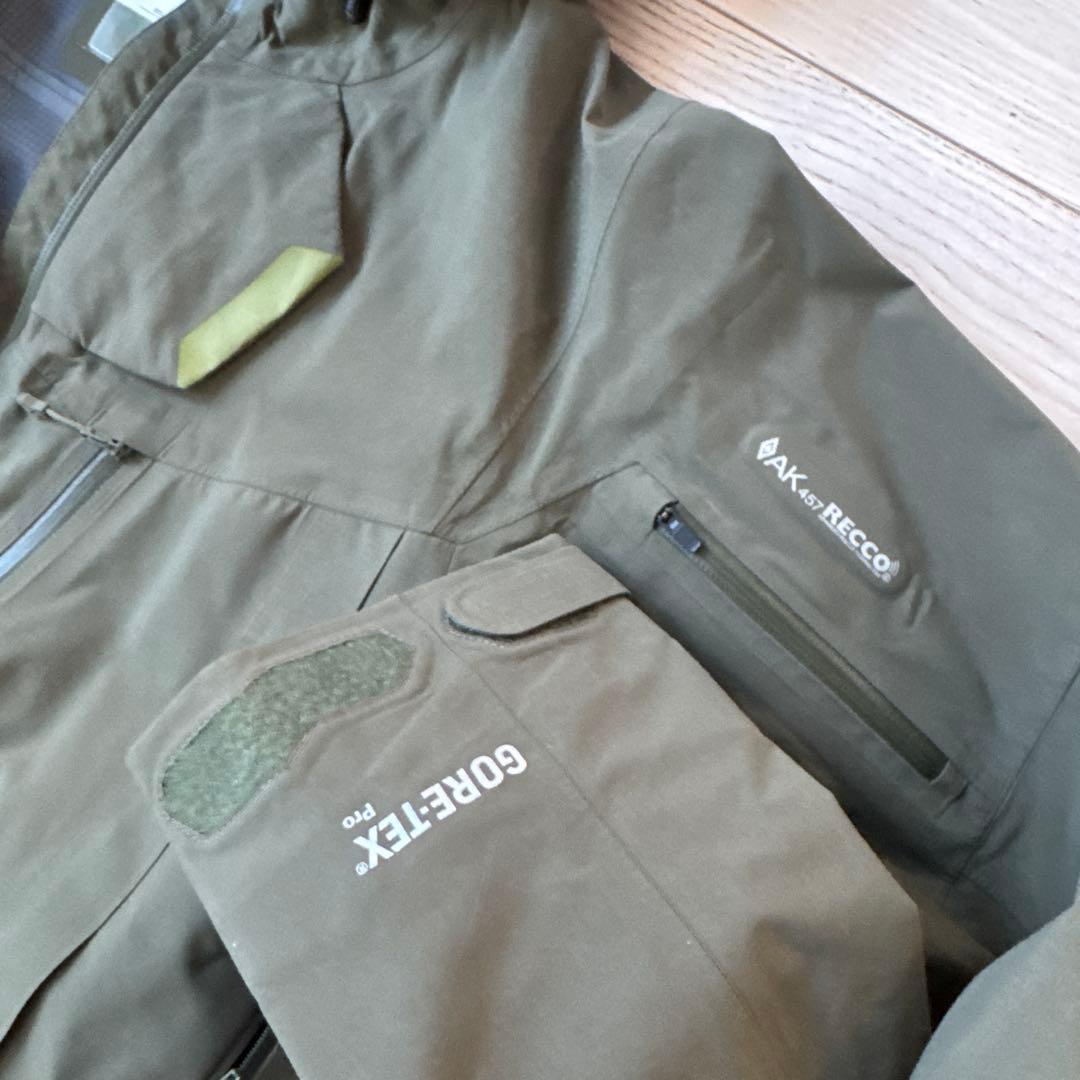 ak457 burton 上下 バートン ガイド ゴアテックス ビブ ジャケット