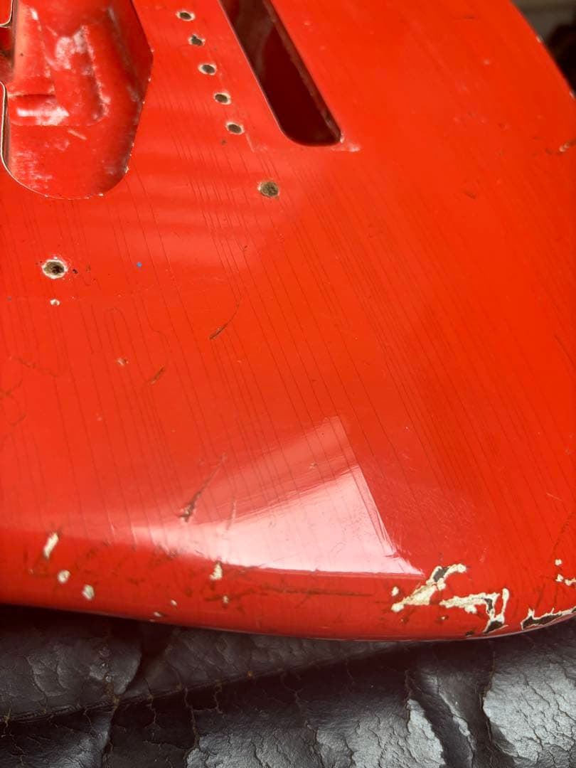 MJT ストラトキャスター　ボディ　fiesta red