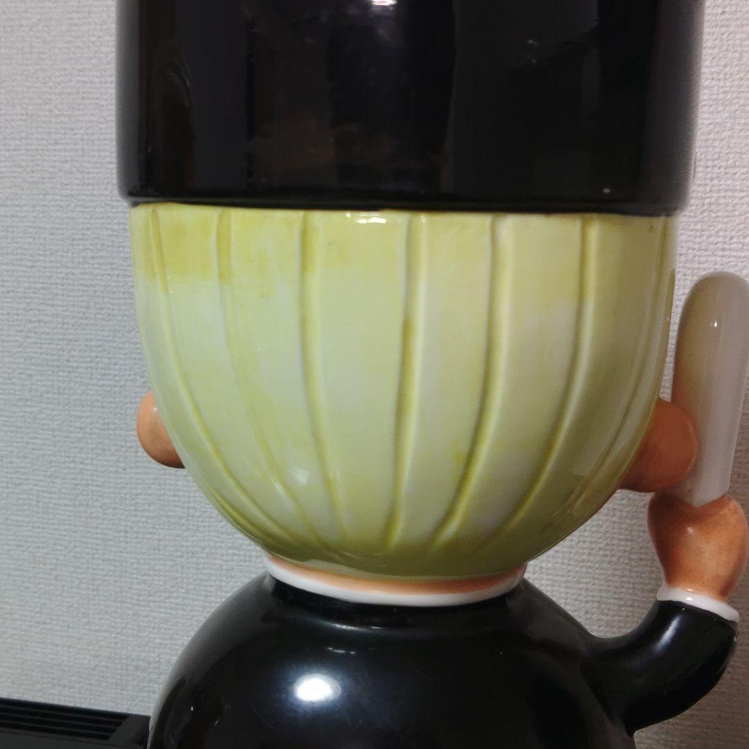 昭和 レトロ 珍品 ビッグサイズ 内藤ルネ パリ ポリス 警察 陶器
