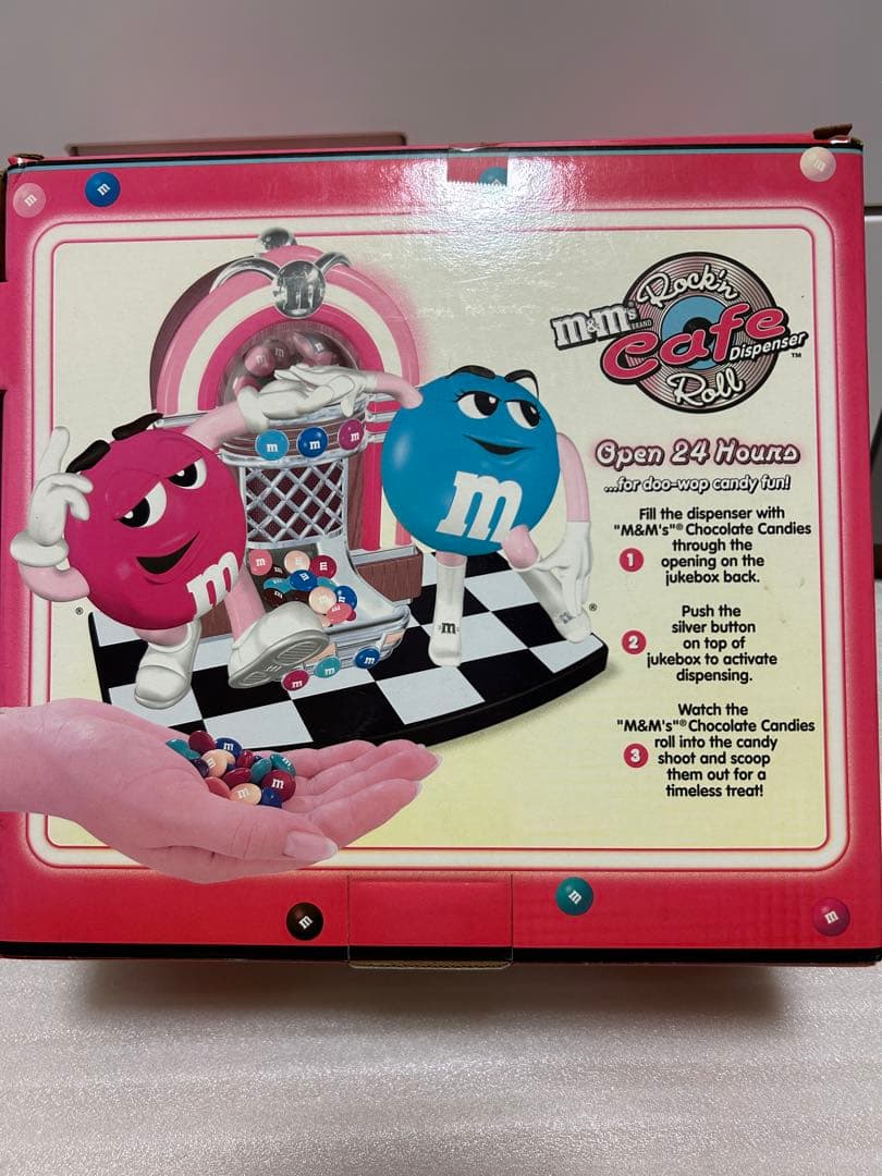 M&M's エムアンドエムズ Rock'n Roll Cafe ディスペンサー