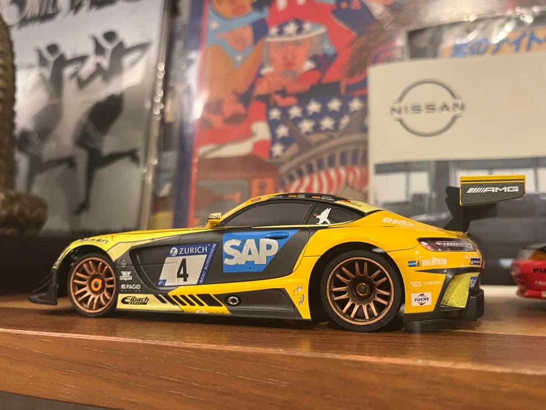 く*ろ様 京商　ミニッツ mr03 フタバ受信機付evo メルセデスamg オプ