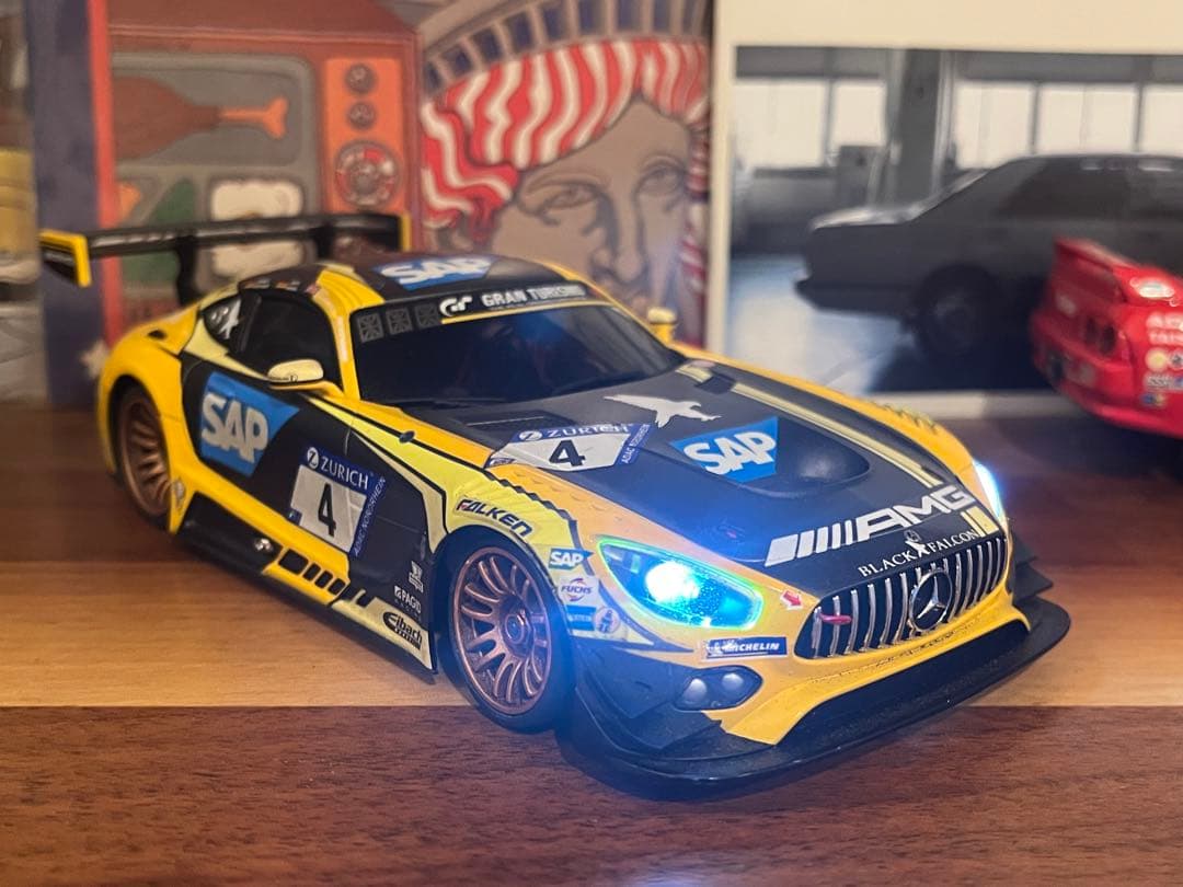 く*ろ様 京商　ミニッツ mr03 フタバ受信機付evo メルセデスamg オプ