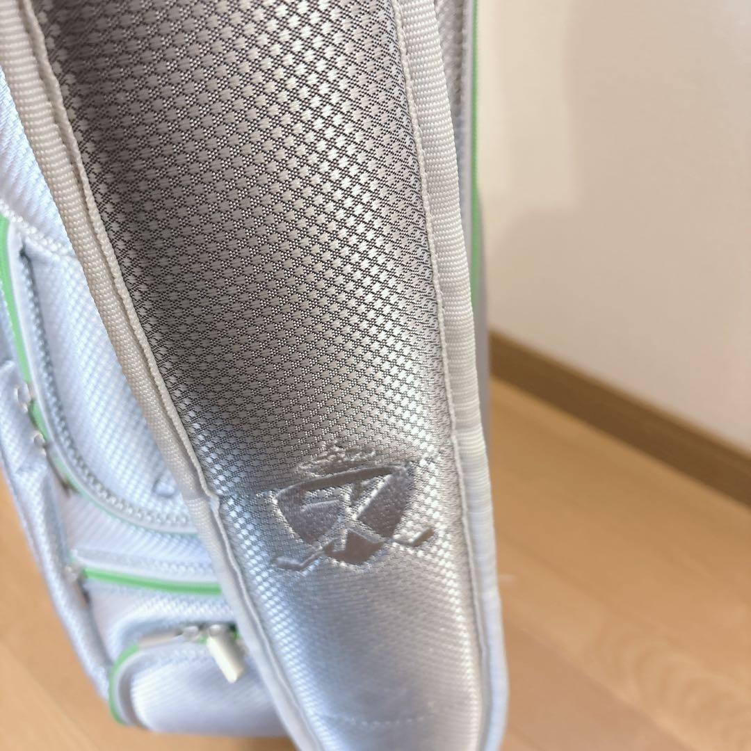 K424 美品！ドクロ 王冠 シルバー キャディバック