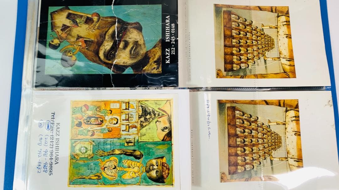 2000年◆収集された多様なアートカード・宗教的ヴィンテージカードセット