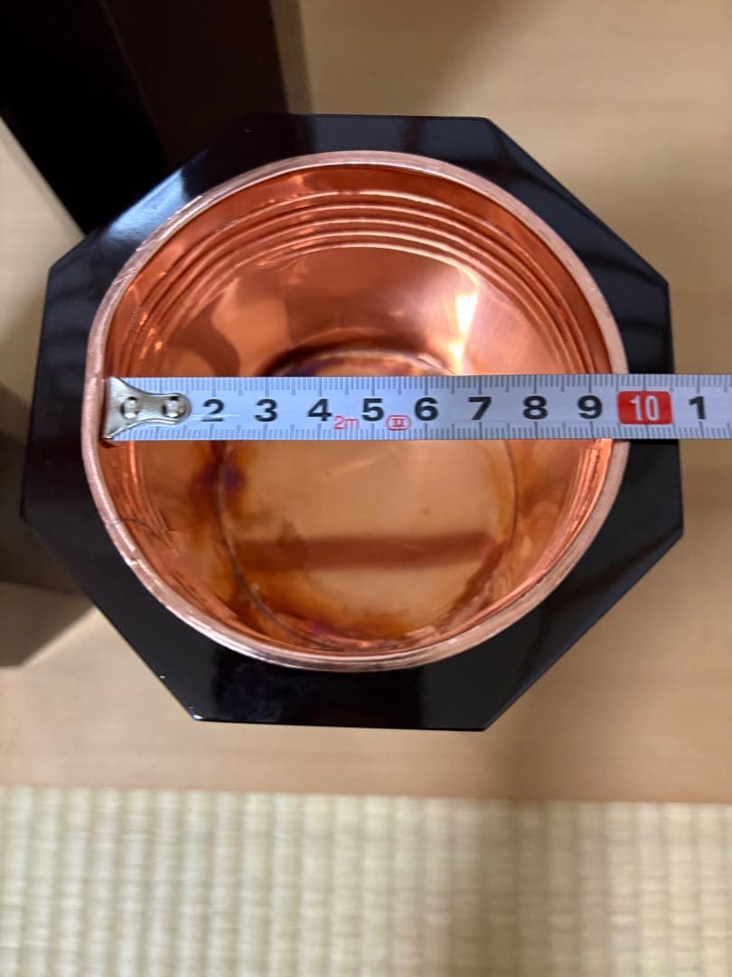 28 美品！　八角中三管筒　３本セット　花入れ　未生流　御室流　花器　華道具