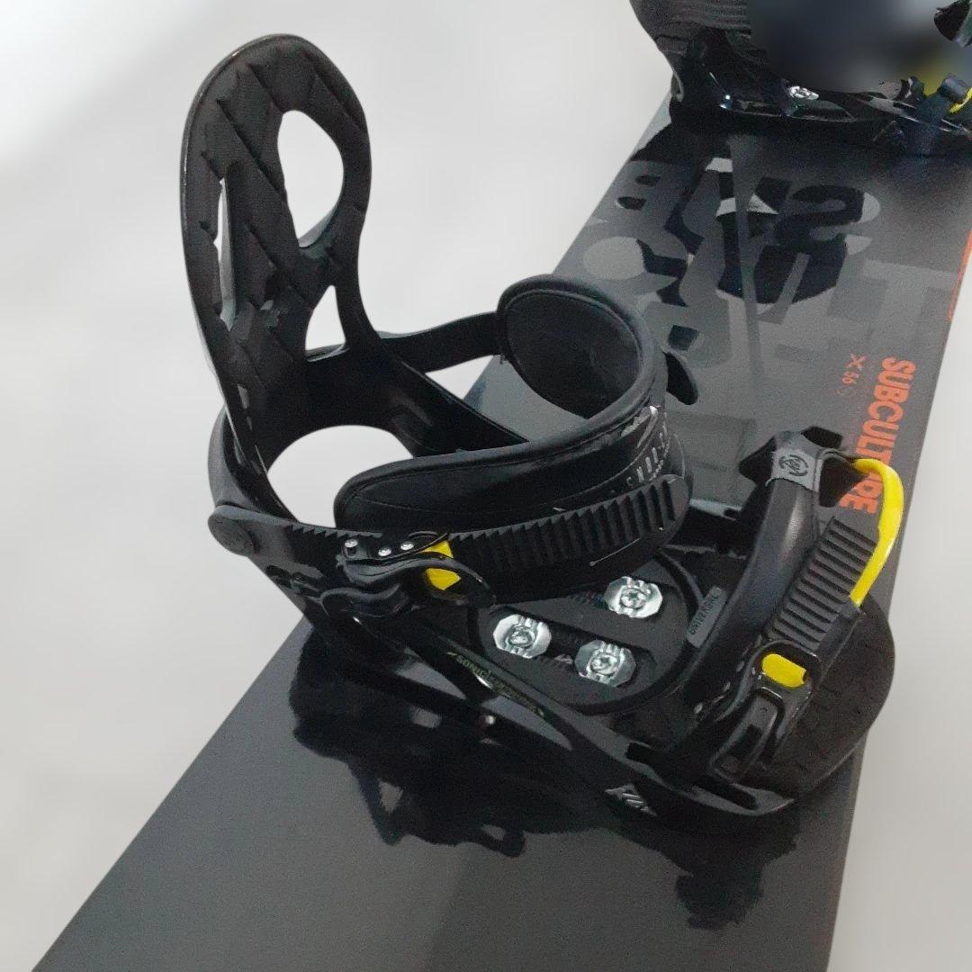 K2 SUBCULTURE スノーボードセット156 SONICバインディング付