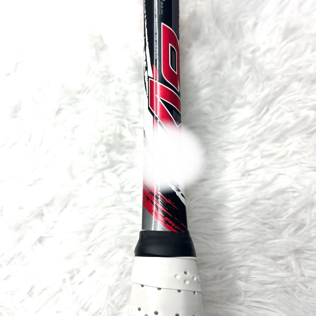 【美品】ヨネックス ナノフォース8v REV カスタムフィット ソフトテニス 赤